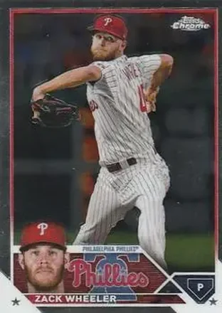 2023 Topps Chrome #20 - Zack Wheeler - Philadelphia Phillies