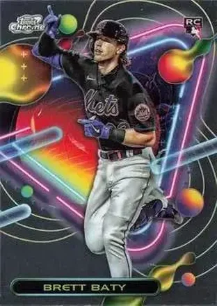2023 Topps Chrome Cosmic #22 - Brett Baty - New York Mets