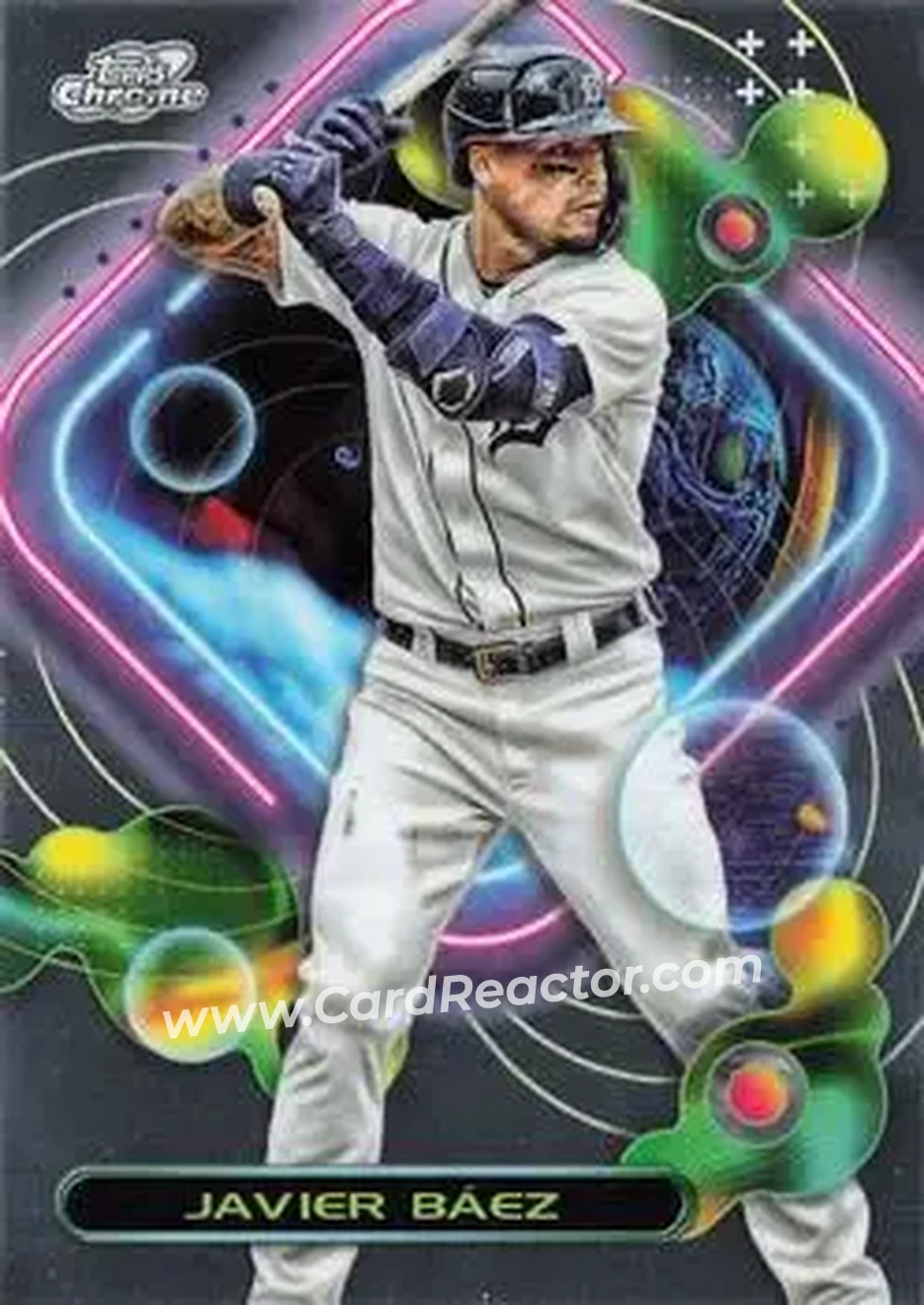 2023 Topps Chrome Cosmic #23 - Javier Báez - Detroit Tigers - Front