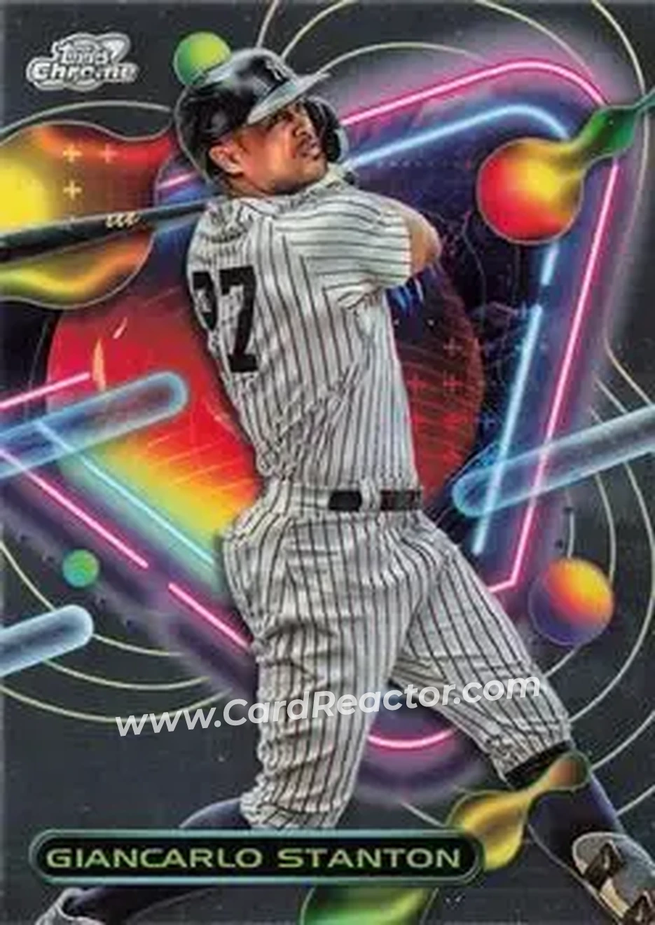 2023 Topps Chrome Cosmic #24 - Giancarlo Stanton - New York Yankees - Front