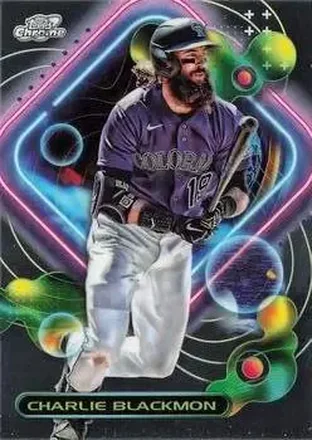 2023 Topps Chrome Cosmic #26 - Charlie Blackmon - Colorado Rockies