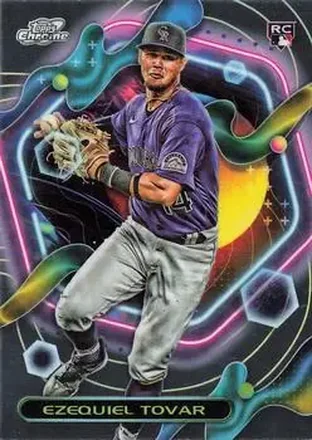 2023 Topps Chrome Cosmic #27 - Ezequiel Tovar - Colorado Rockies
