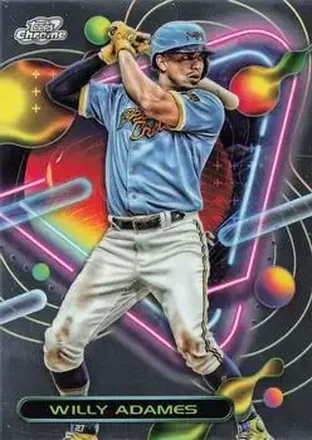 2023 Topps Chrome Cosmic #30 - Willy Adames - Milwaukee Brewers