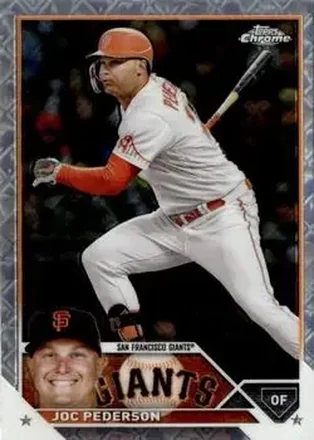 2023 Topps Chrome Logofractor Edition #31 - Joc Pederson - San Francisco Giants