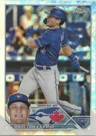 2023 Topps Chrome Logofractor Edition #33 - Daulton Varsho - Toronto Blue Jays