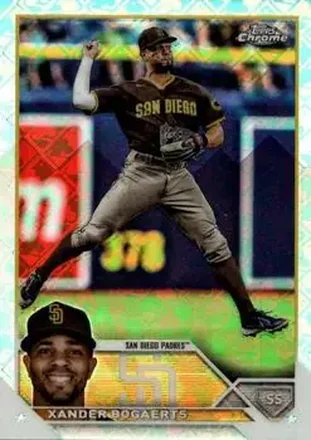 2023 Topps Chrome Logofractor Edition #44 - Xander Bogaerts - San Diego Padres