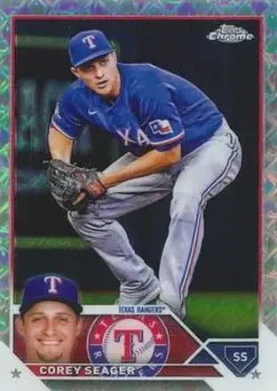 2023 Topps Chrome Logofractor Edition #45 - Corey Seager - Texas Rangers