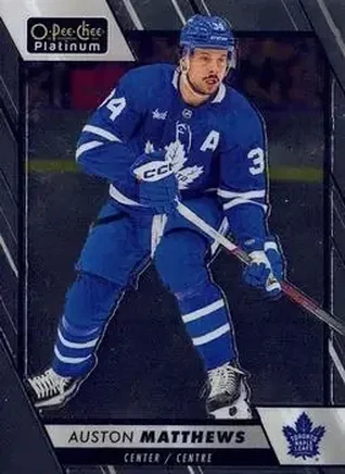 2023-24 O-Pee-Chee Platinum #1 - Auston Matthews - Toronto Maple Leafs