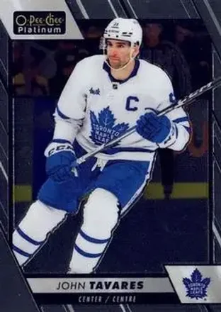 2023-24 O-Pee-Chee Platinum #3 - John Tavares - Toronto Maple Leafs