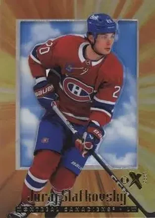 2023-24 SkyBox E-X 2000 #9 - Juraj Slafkovsky - Montreal Canadiens