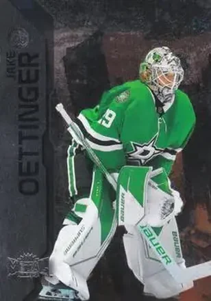 2023-24 SkyBox Metal Universe #008 - Jake Oettinger - Dallas Stars