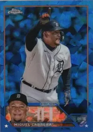 2023 Topps Chrome Sapphire Edition #24 - Miguel Cabrera - Detroit Tigers