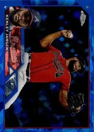 2023 Topps Chrome Sapphire Edition #30 - Kenley Jansen - Atlanta Braves