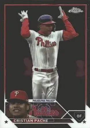 2023 Topps Chrome Update #USC24 - Cristian Pache - Philadelphia Phillies