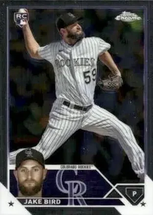 2023 Topps Chrome Update #USC27 - Jake Bird - Colorado Rockies