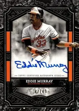 2025 Topps Tier One - Base Tier 1 Autographs #BA-EM - Eddie Murray - Baltimore Orioles