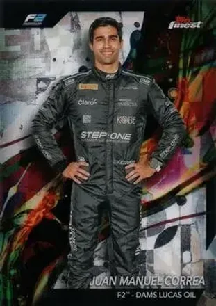 2024 Topps Finest Formula 1 #34 - Juan Manuel Correa - Dams Lucas Oil