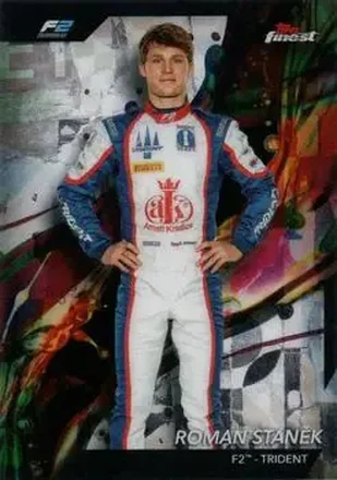 2024 Topps Finest Formula 1 #38 - Roman Staněk - Trident