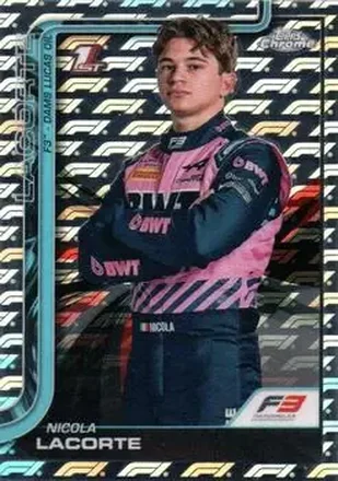 2025 Topps Chrome Logofractor Edition Formula 1 #71 - Nicola Lacorte - Dams Lucas Oil