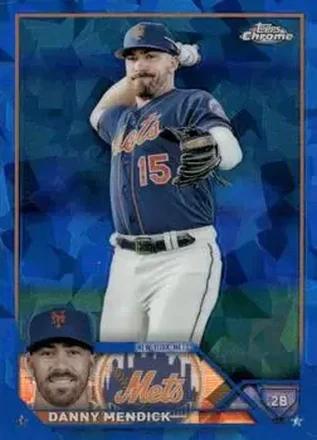 2023 Topps Chrome Update Sapphire Edition #USCS23 - Danny Mendick - New York Mets