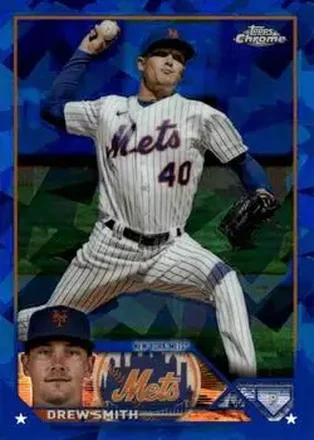 2023 Topps Chrome Update Sapphire Edition #USCS30 - Drew Smith - New York Mets