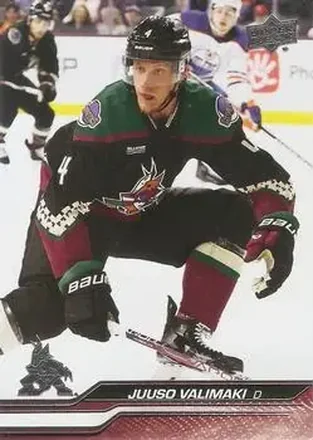 2023-24 Upper Deck #8 - Juuso Valimaki - Arizona Coyotes