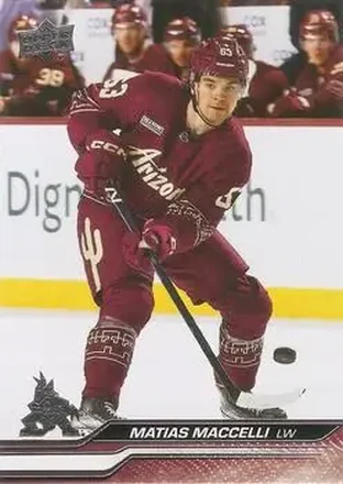 2023-24 Upper Deck #9 - Matias Maccelli - Arizona Coyotes