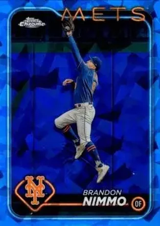 2024 Topps Chrome Sapphire Edition #59 - Brandon Nimmo - New York Mets