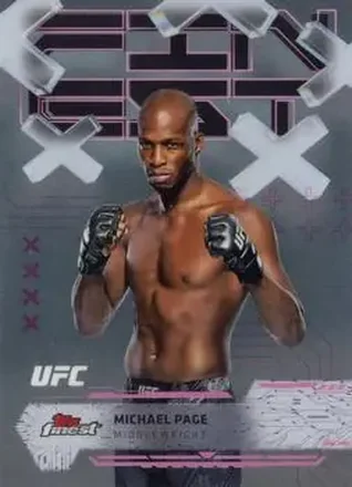 2025 Topps Finest UFC #81 - Michael Page