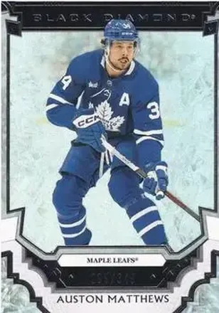 2023-24 Upper Deck Black Diamond #BDB-AM - Auston Matthews - Toronto Maple Leafs