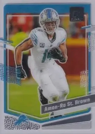 2023 Clearly Donruss #17 - Amon-Ra St. Brown - Detroit Lions