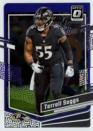 2023 Donruss Optic #18 - Terrell Suggs - Baltimore Ravens