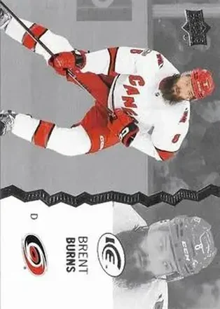 2023-24 Upper Deck Ice #7 - Brent Burns - Carolina Hurricanes