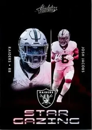 2023 Panini Absolute - Star Gazing #SG-11 - Josh Jacobs - Las Vegas Raiders