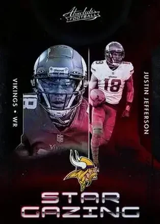 2023 Panini Absolute - Star Gazing #SG-13 - Justin Jefferson - Minnesota Vikings