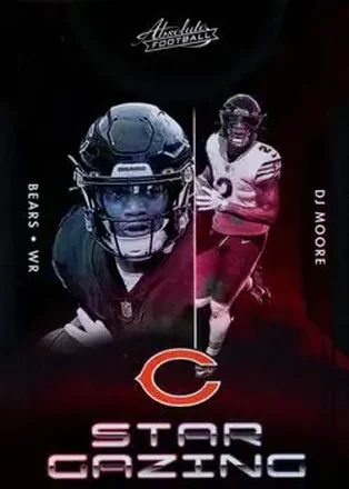 2023 Panini Absolute - Star Gazing #SG-15 - DJ Moore - Chicago Bears