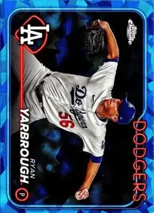2024 Topps Chrome Update Sapphire Edition #USCS68 - Ryan Yarbrough - Los Angeles Dodgers