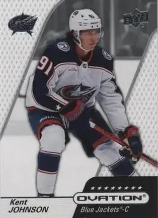2023-24 Upper Deck Ovation #4 - Kent Johnson - Columbus Blue Jackets
