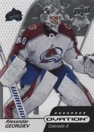 2023-24 Upper Deck Ovation #6 - Alexandar Georgiev - Colorado Avalanche