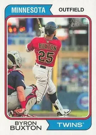 2023 Topps Heritage #15 - Byron Buxton - Minnesota Twins