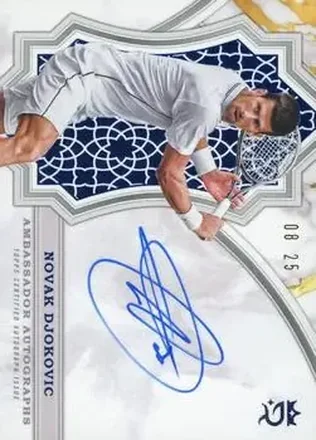 2024 Topps Royalty Collection - Ambassador Autographs Blue #AA-ND - Novak Djokovic