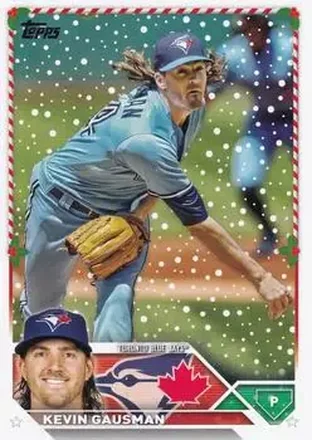 2023 Topps Holiday #H24 - Kevin Gausman - Toronto Blue Jays