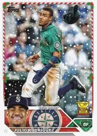 2023 Topps Holiday #H26 - Julio Rodríguez - Seattle Mariners