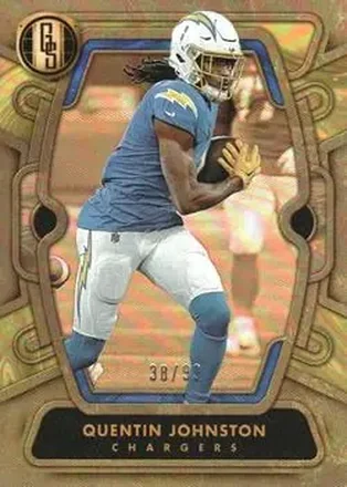 2024 Panini Gold Standard #55 - Quentin Johnston - Los Angeles Chargers