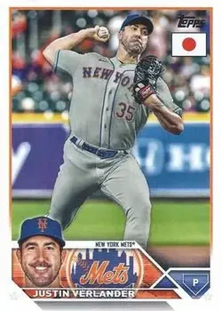 2023 Topps Japan Edition #21 - Justin Verlander - New York Mets