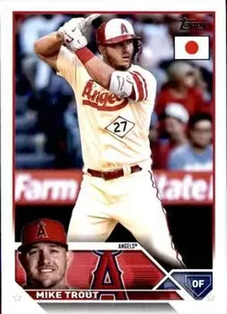 2023 Topps Japan Edition #27 - Mike Trout - Los Angeles Angels