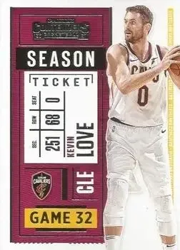 2020-21 Panini Contenders #1 Kevin Love