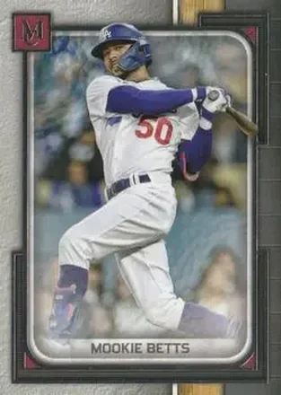 2023 Topps Museum Collection #30 - Mookie Betts - Los Angeles Dodgers