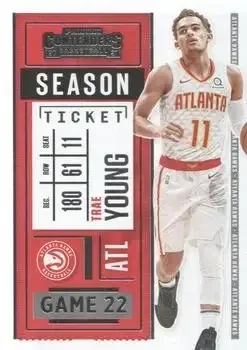 2020-21 Panini Contenders #5 Trae Young