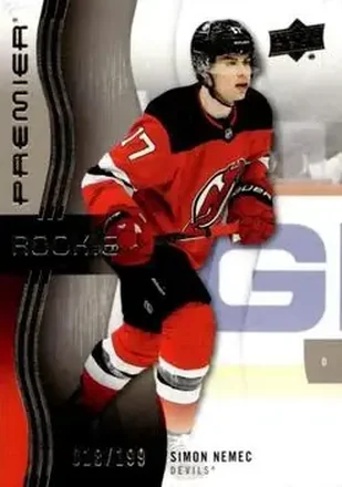 2023-24 Upper Deck Premier - Bronze #109 - Simon Nemec - New Jersey Devils